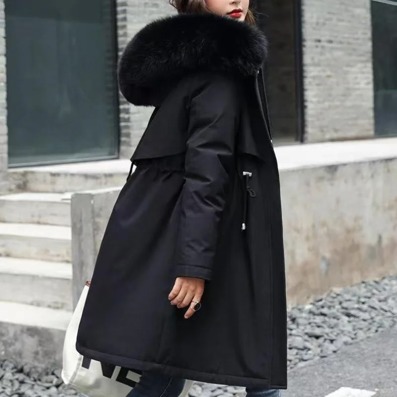 New In Coats & Jackets Women's Winter Padded Jacket Loose Casual Outerwears Fleece Hodded Windbreaker Elegant Office Lady's Coat 6