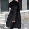 New In Coats & Jackets Women's Winter Padded Jacket Loose Casual Outerwears Fleece Hodded Windbreaker Elegant Office Lady's Coat 6