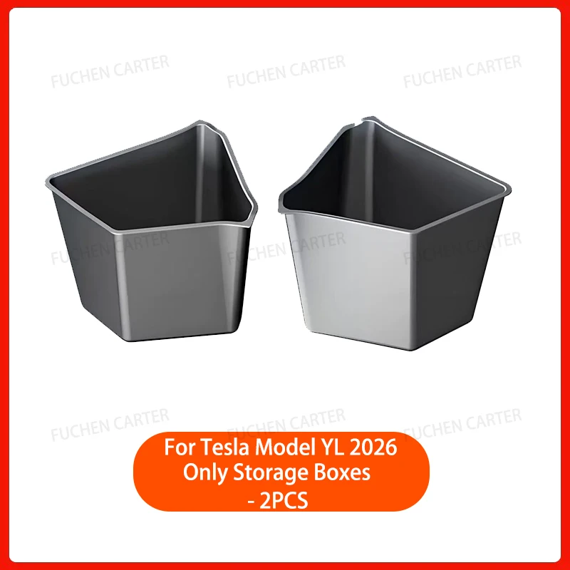 Tesla Rear Trunk Storage Organizer with Flocking Mat Partition Board Accessories