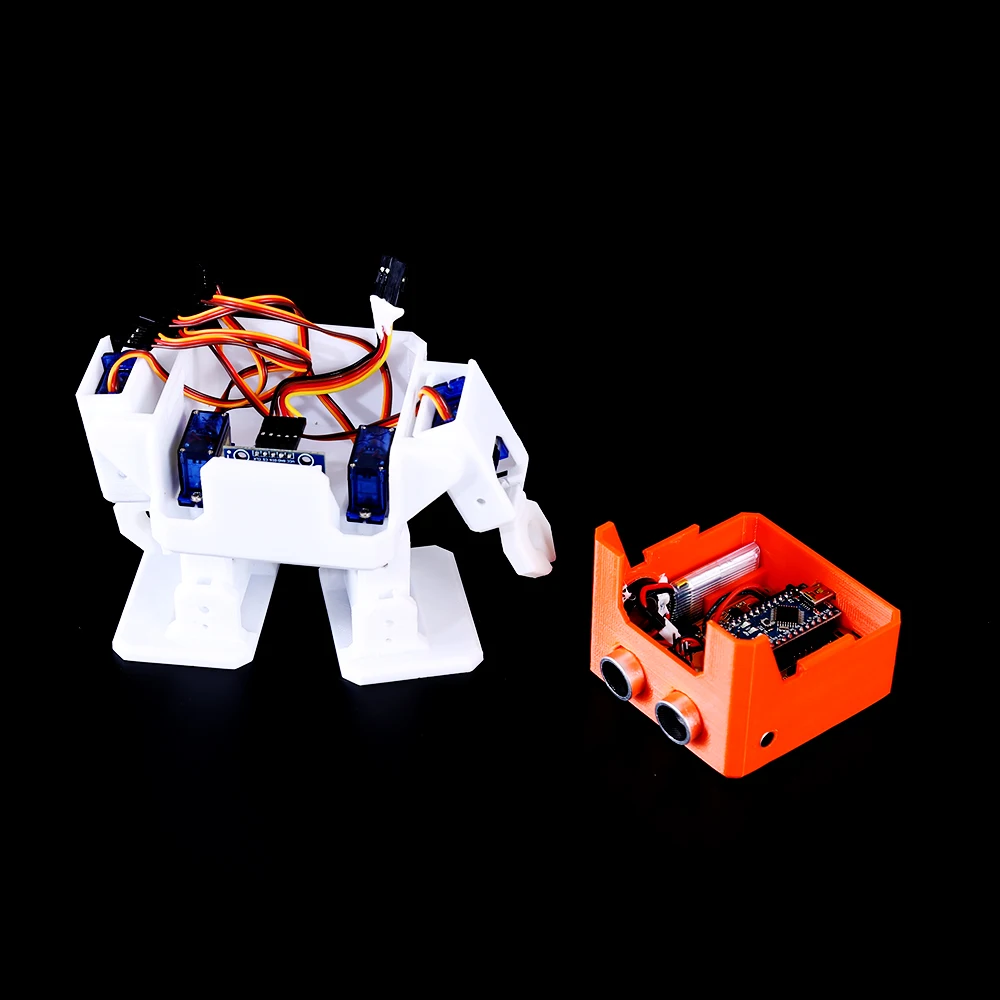 Voz Controle Otto Robot para Arduino Faça Você Mesmo Kit Presentes Stem Brinquedos Educativos Projeto Open Source - Imagem 2
