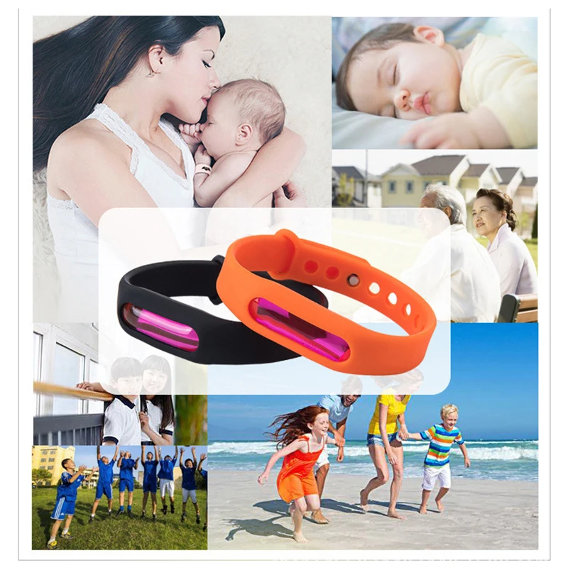 Waterproof Anti Mosquito Pest Insect Bugs Mosquito Repellent Bracelet Band Killer Lamps