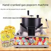 Popcorn maker gas-fired table-top commercial stall-setting hand-operatedSpherical Butterfly Popcorn pot machine 4