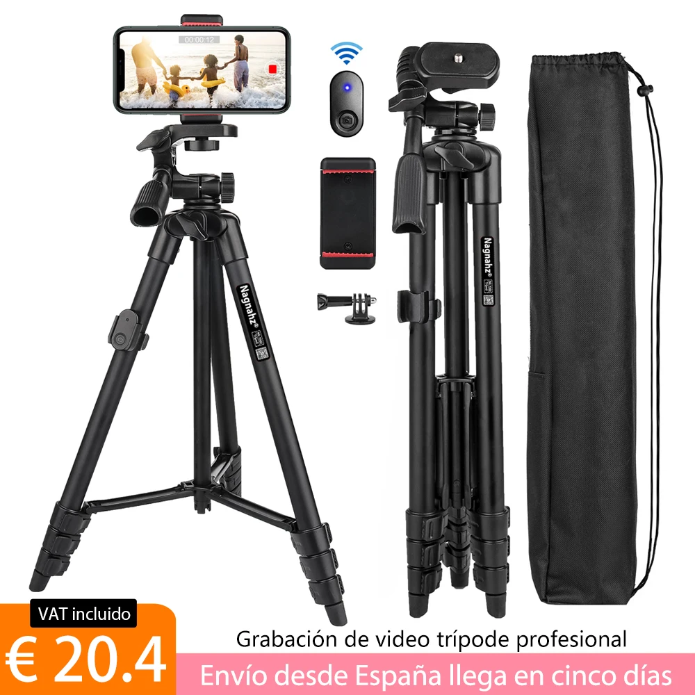 NA3560-Tr-pode-de-tel-fono-de-140cm-soporte-de-fotograf-a-profesional ...