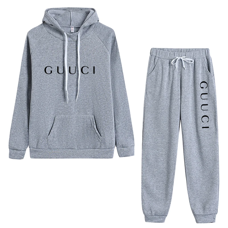 Womens Tracksuit Fashion Casual Hooded Sweatshirts Suit Clothing High Quality Hot Autumn Winter Trend Jogging Pants Sets