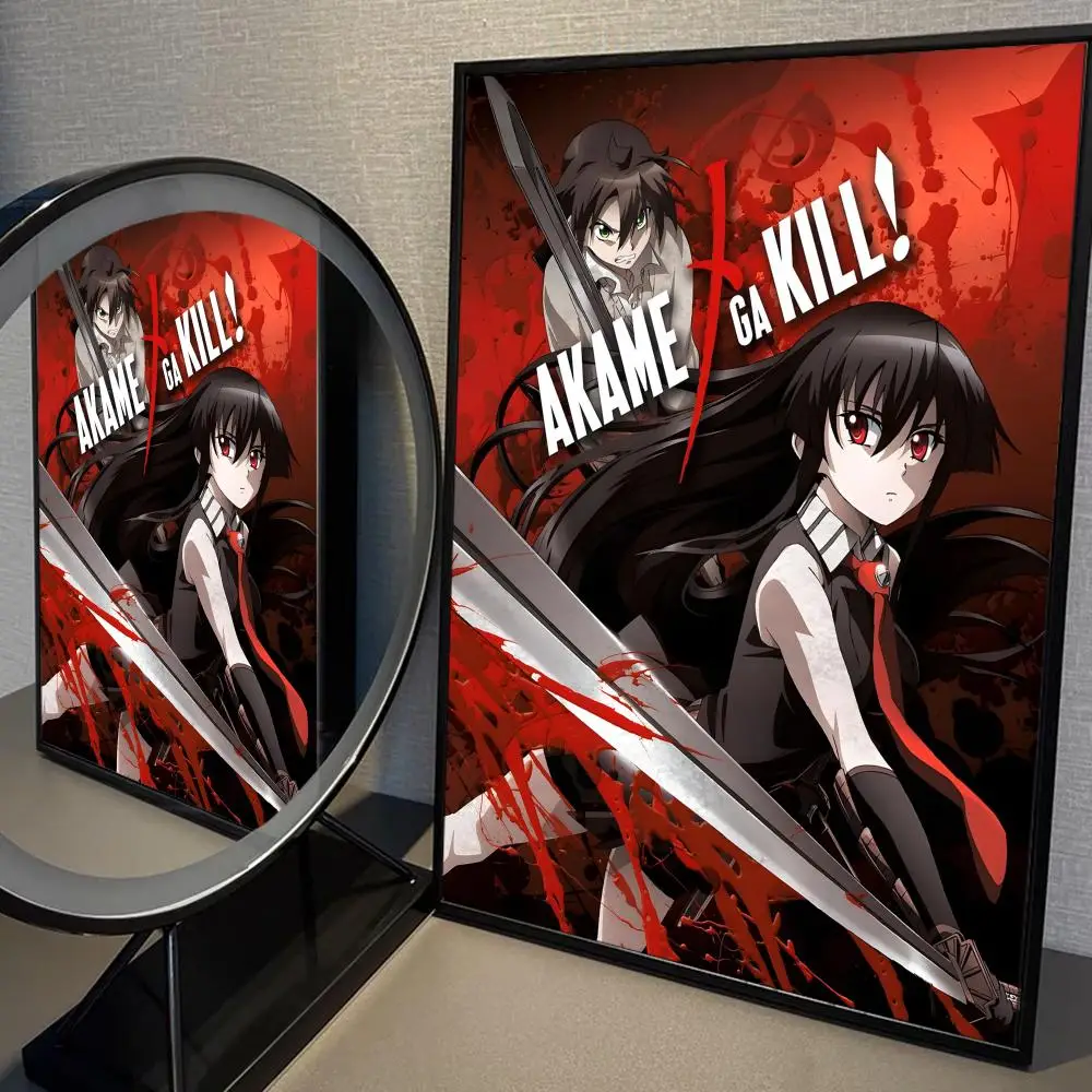 Japanese Anime Akame Ga KILL Poster Prints Art Nordic Aesthetic