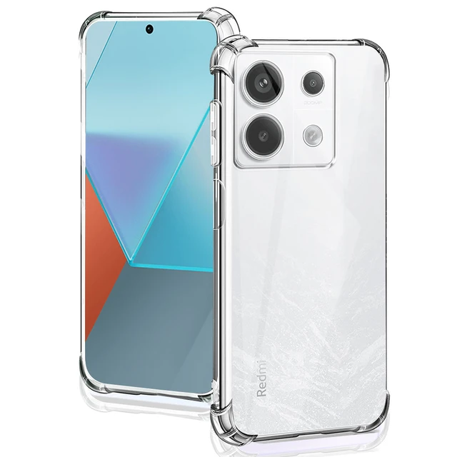 Clear Phone Soft Case for Xiaomi Redmi Note 13 Pro+ HD Transparent Cover  Shell for Redmi Note13 Pro Plus Shockproof Anti-Scratch - AliExpress