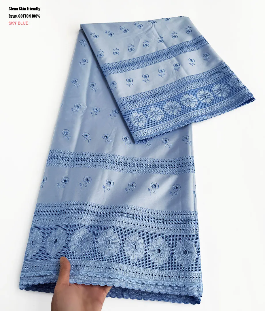 Lace Fabric Chiffon Lace Fabric Soft Egyptian Cotton Lace for Men and Women 5 yards