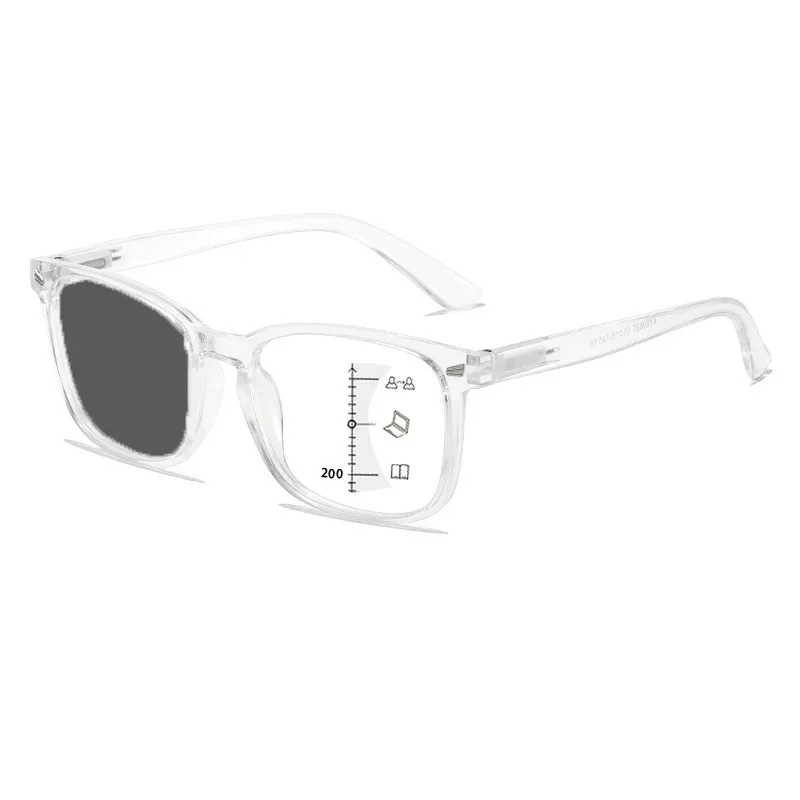 Männer Frauen Multifokale Progressive Photochrome Lesebrille Anti-blau Licht Weit Brillen Sonnenbrille mit Dioptrien +1,0 Bis +4,0 – Detail 10