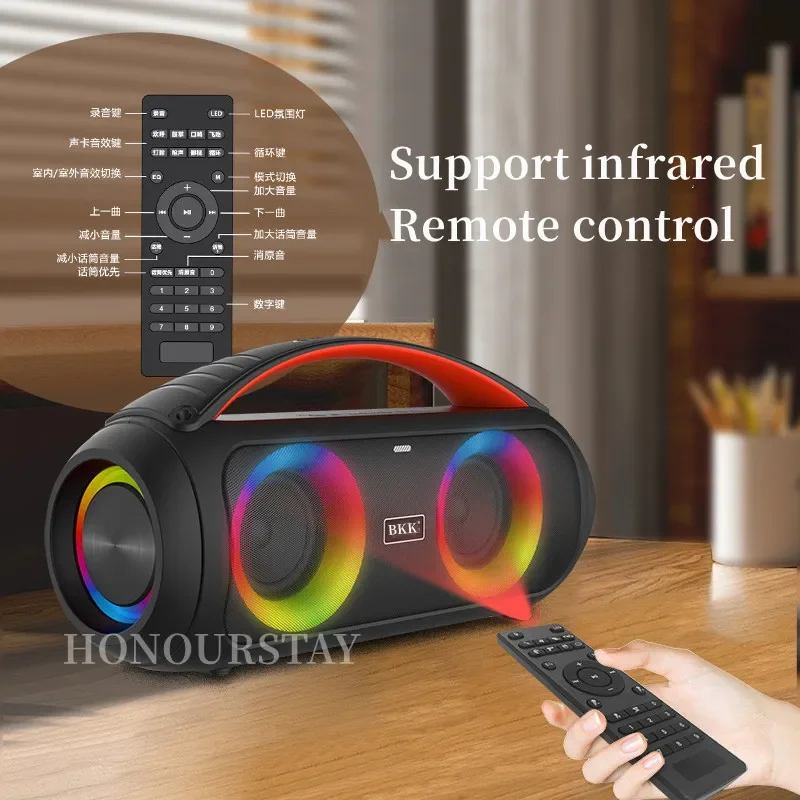 

Портативная Водонепроницаемая Bluetooth-колонка, 80 Вт