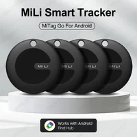 1-4Pcs MiLi Mitag Go GPS Tracker Android Finder Compatible with Google Find Hub (Android Only) Key Wallet Finder Anti-Lost Tag