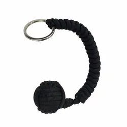 Monkey Fist Steel Ball For Girl Personal Safety Protect Outdoor Security Self Defense Stick Survival Keychain Broken Windows