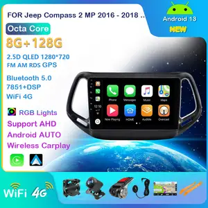 Pumpkin Radio 10.1 Zoll Android 11 Universal Autoradio 1 Din mit Drehbarem  Bildschirm Navi Bluetooth