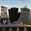 Men's and Women's Shock-absorbing Cycling Gloves Gel Padded Cycling Gloves Non-slip Design Suitable for Cycling Gym Training 6