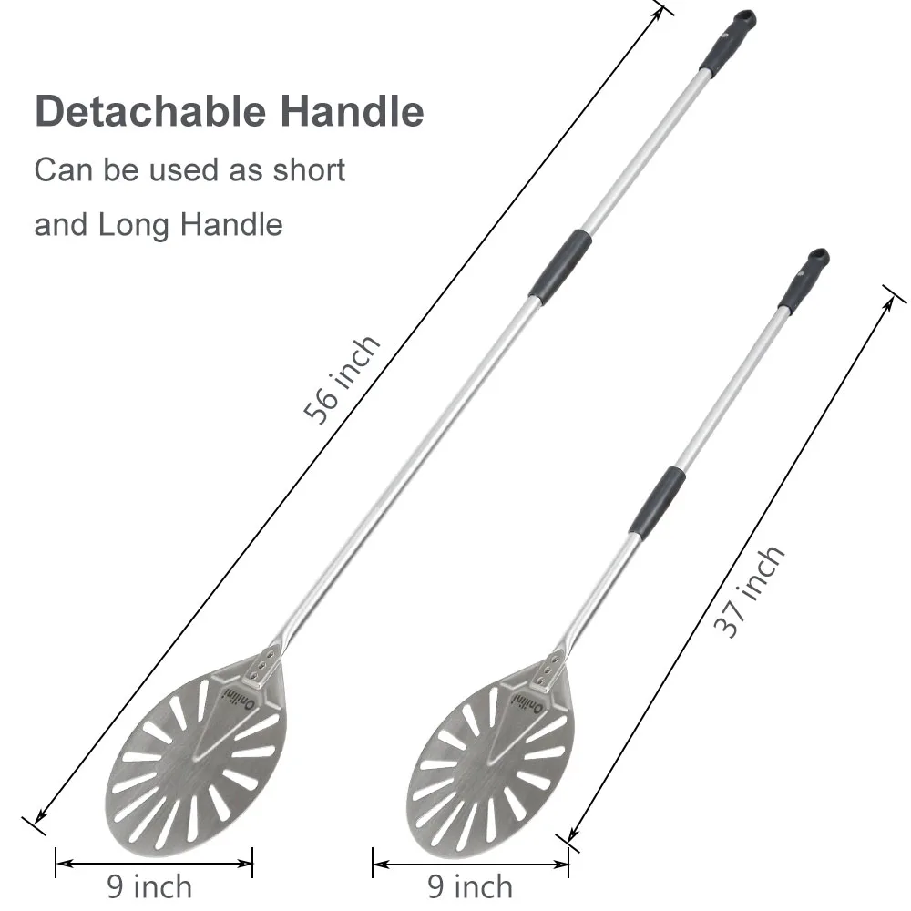 14/13/12 inch & 9 inch Pizza Peel Set