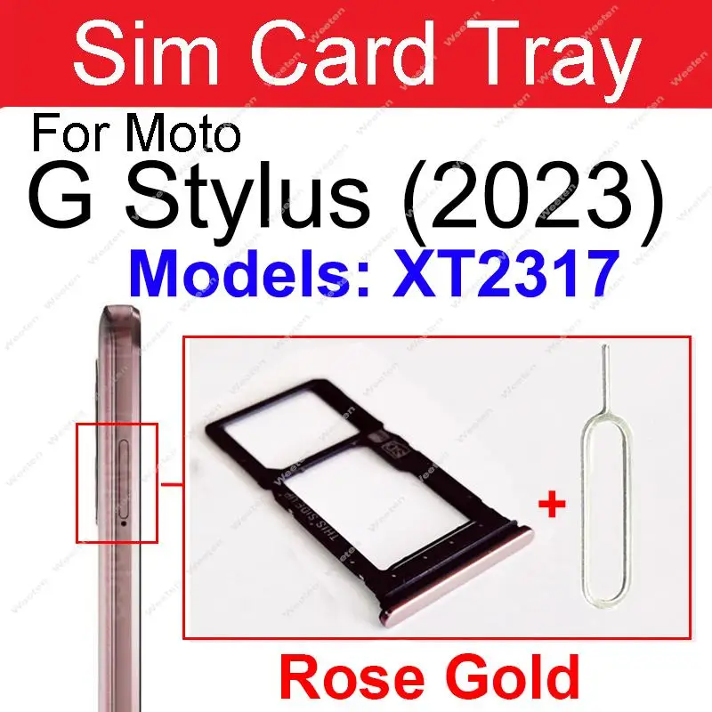 Per Motorola Moto G 5G 2023 Vassoio Schede SIM Originale - Foto 8