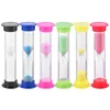 2/3/5/10 Minute Colorful Hourglass Sandglass Sand Clock Timers Sand Timer Shower Timer Tooth Brushing Timer Children Home Decors 1