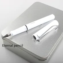 

9 Pcs/Set Eternal Pencil Unlimited Writing Erasable No Ink Pen Kawaii Stationery Student School Supplies for Art Sketch Drawing