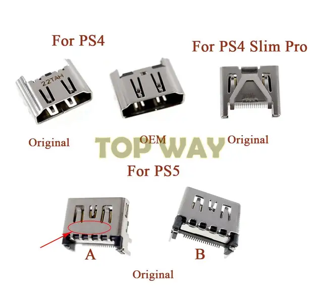 Connettori Hdmi Per Ps4 Porta HDMI Per PlayStation 4 - Connettore Di Ricambio Per Console PS4 Ps4 Pro Ssd - Foto 5