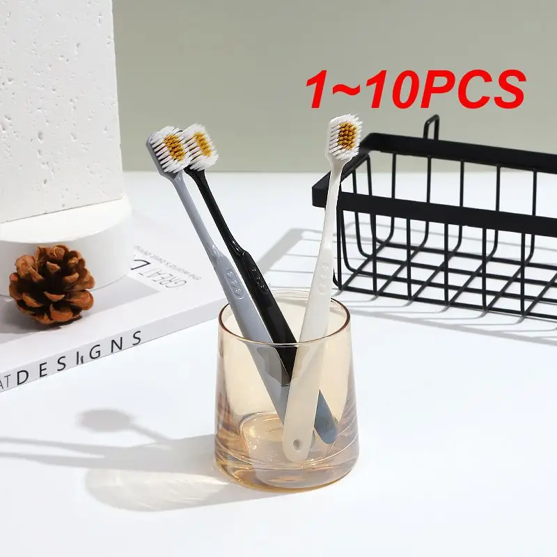 심플한 대형 칫솔 헤드, 성인 커플 여행 세트 칫솔, 넓은 헤드 칫솔, 편안한 터치, 1 ~ 10 개 
