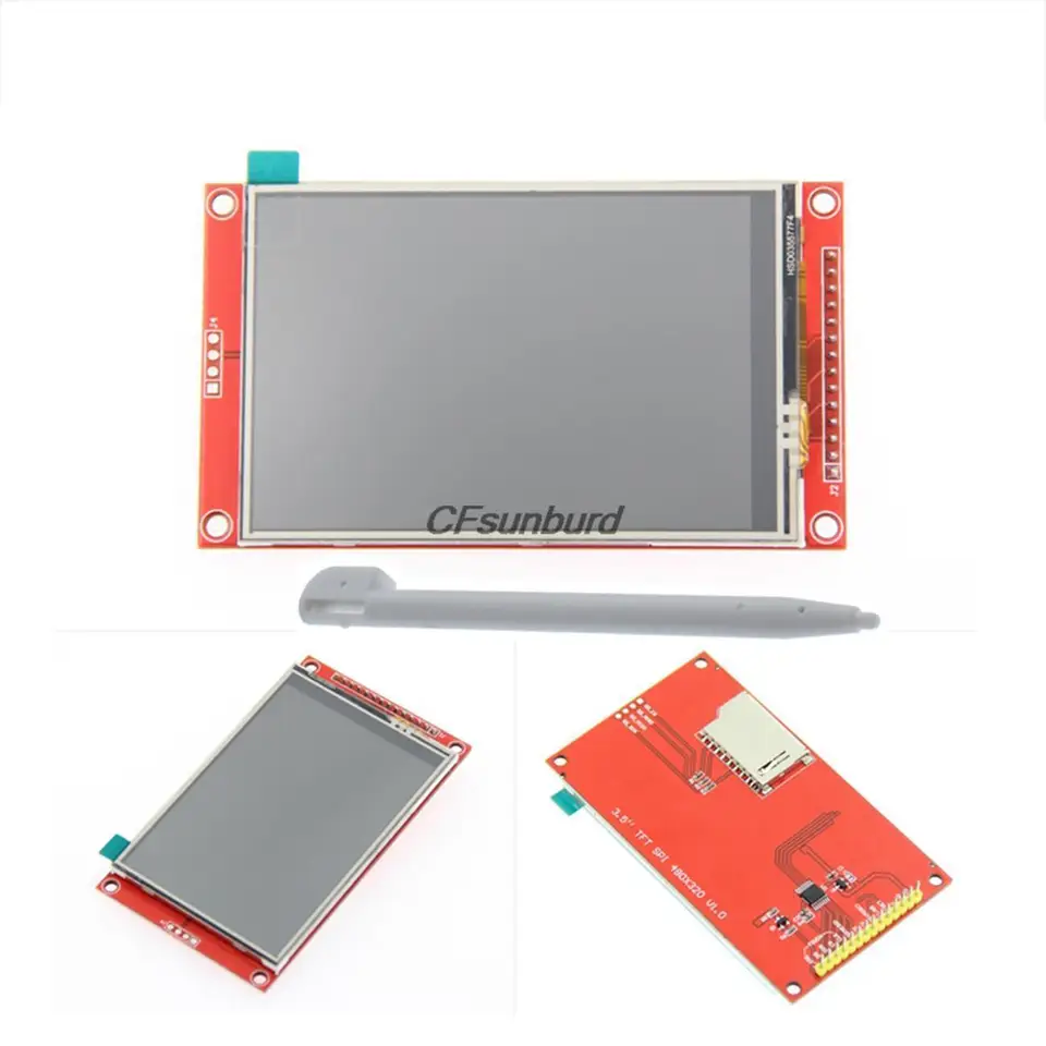 Módulo De Pantalla LCD SPI TFT De 4 Pulgadas, Unidad ILI9486 De 480x320 Modulo De Visualizacion De Pantalla Serie Spi De 14 Pines Para Bricolaje