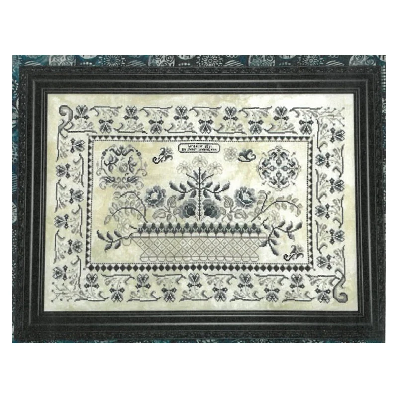 

Набор для вышивки крестиком Amishop высшего качества, цветы розового дерева, красивый сад, «сделай сам», вышивка, украшение для дома