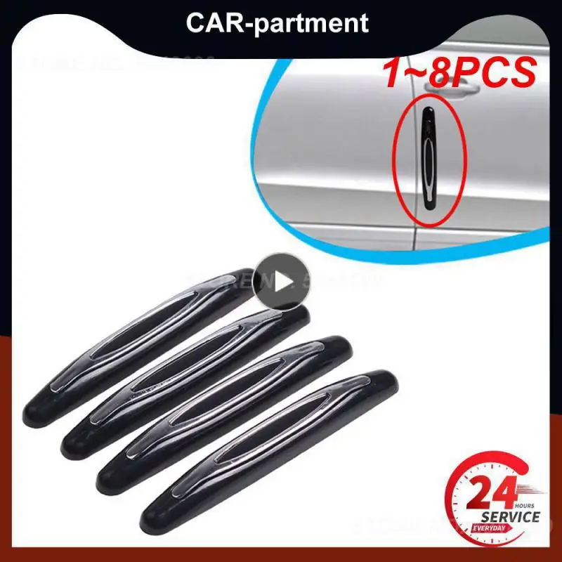 

1-8 шт./комплект, усовершенствованная Автомобильная Противоударная полоса, защита двери автомобиля, защита края двери, отделка, Стайлинг, литье, наклейка против царапин