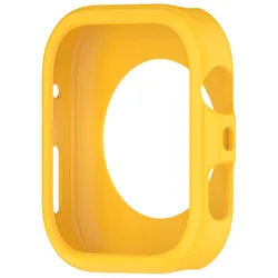 Silicone Shockproof Protective Watch Case - Soft Bumper Frame Shell Cover for Huawei fit 5pro - 4pro (Yellow)