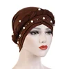 KepaHoo New Head Scarf For Muslim Women Solid Cotton Turban Bonnet Hijab Caps White Pearl Inner Hijabs Femme Musulman Arab Wrap 3