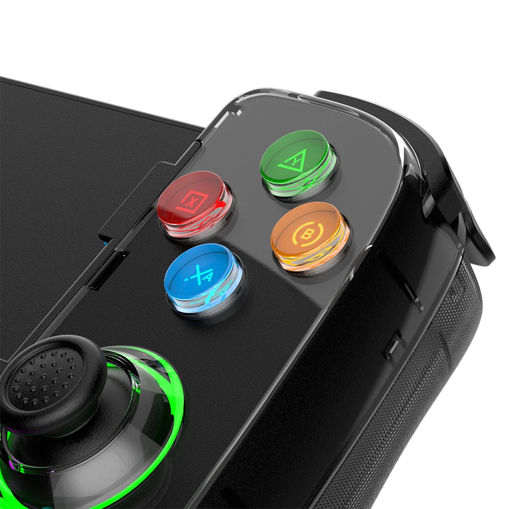 For Mobile Phone Android iOS Joystick Retractable Wireless Games Handle Backlight Button Bluetooth-compatible 5.0 for PS4 Switch