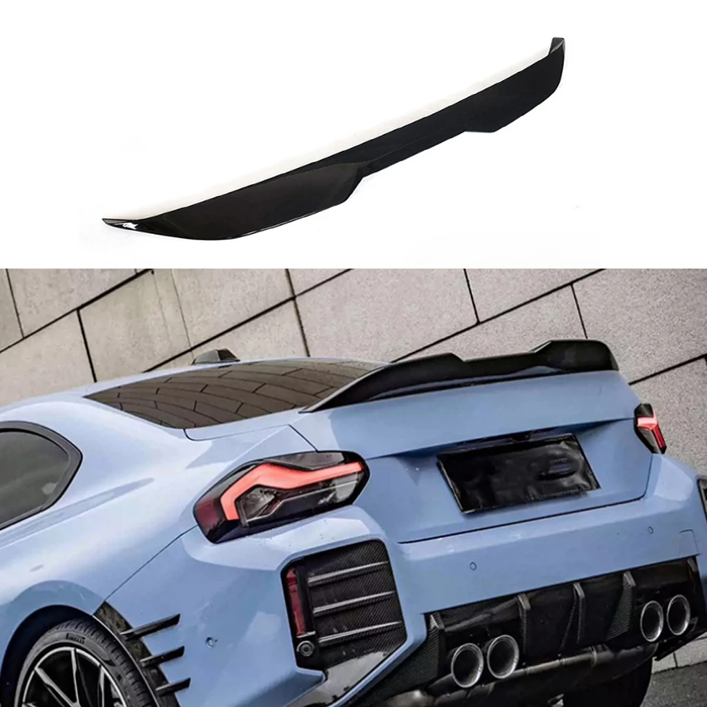 Auto Posteriore Tetto Tronco Spoiler Ala Posteriore Lip Trim Sticker Body Kit Per Bmw Serie 2 G42 M2 G87 2022 2023 M Performance Style