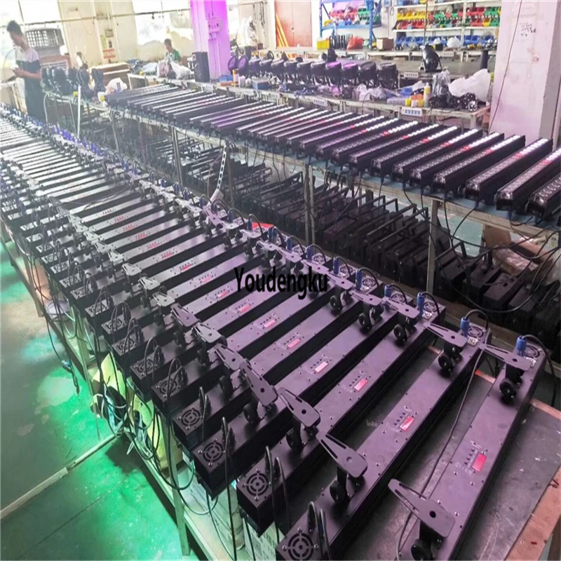 4 pieces Professional led wall wash stage light 18x18W RGBWA UV 6 in 1 dmx dj LE