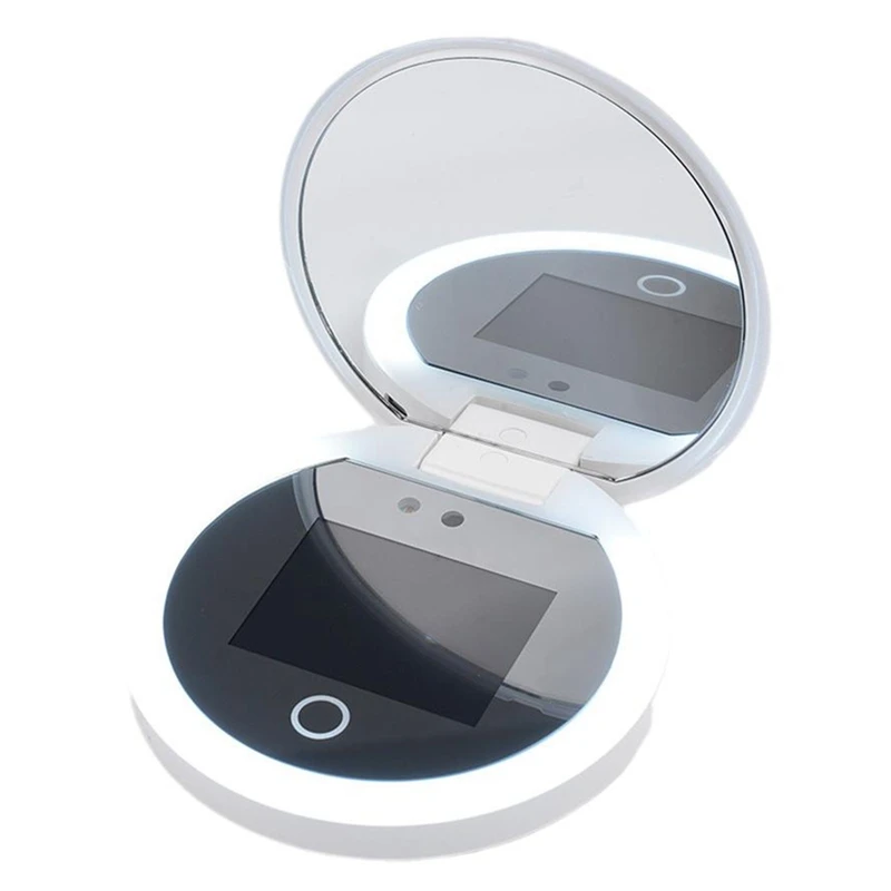 

Smart UV Sunscreen Test Camera Makeup Mirror With LED Portable Rechargeable Mirror Beauty Sunscreen Detection Makeup