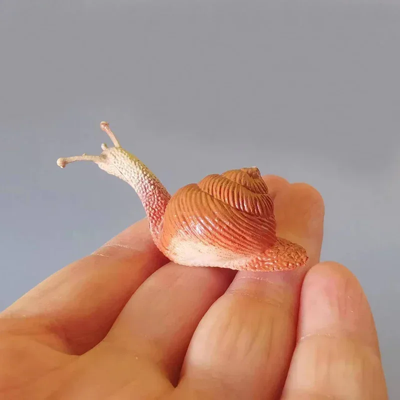 snail doll house miniatures lovely cute fairy garden gnome moss terrarium decor crafts bonsai figurine model toy 1Pcs ornament crafts miniature figurines