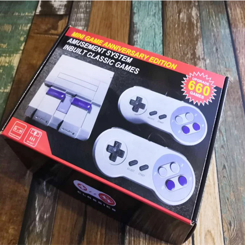 Retro Mini Tv 8 Bit Family Tv Console Per Videogiochi Built-In 660 Giochi Palmare Super Classic Gaming Player Boy Birthday Gift