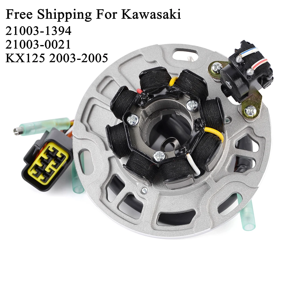 MotorcycleStatorCoilforKawasakiKX125KX12520032004200521003