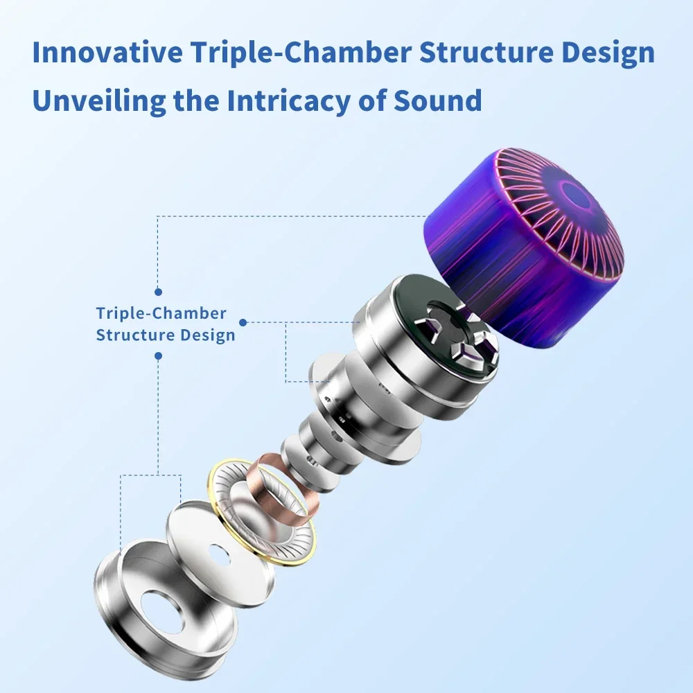 TRN 메두사 DLC 다이내믹 드라이버 인이어 이어폰, HiFi IEM, 12mm, 2 세대