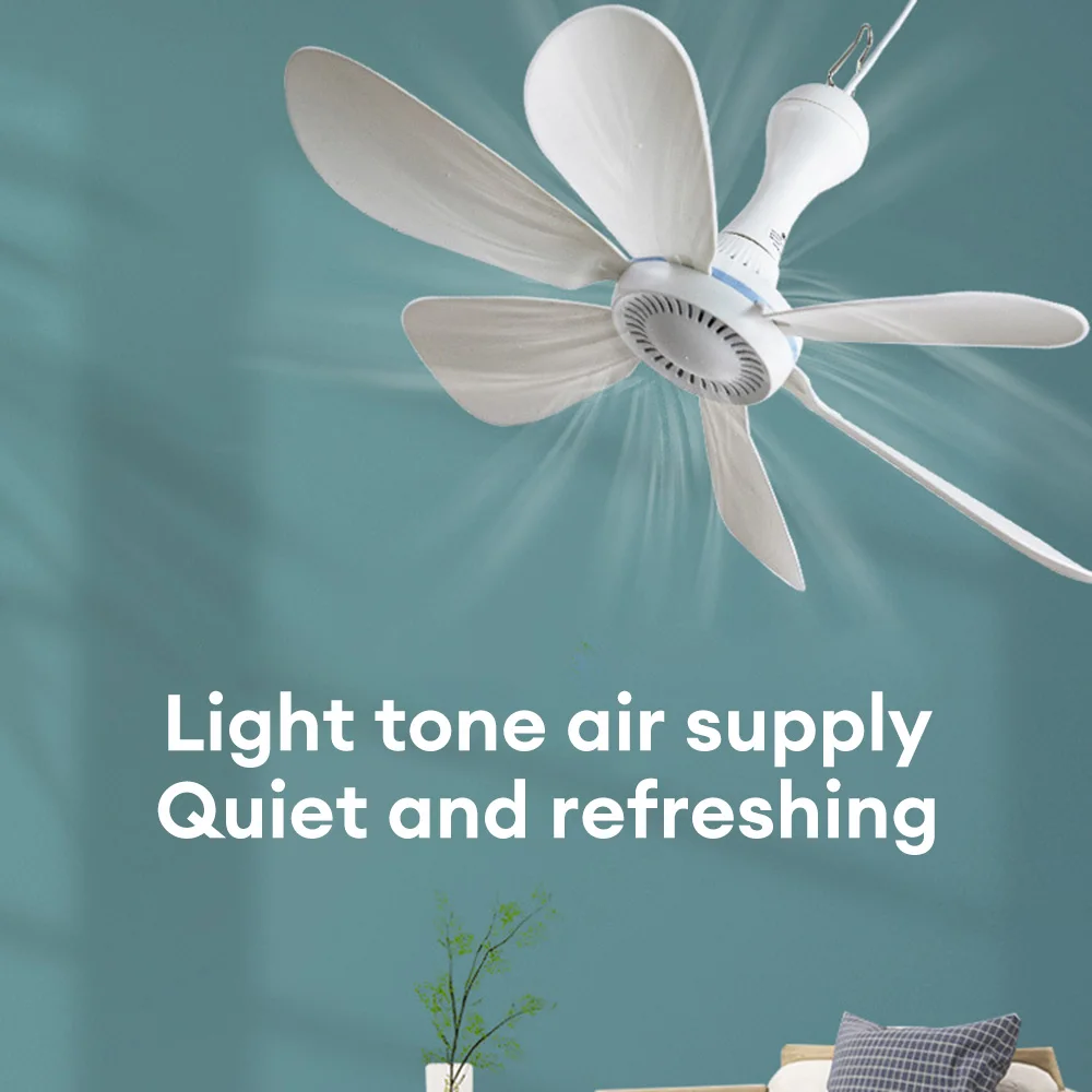 tent ceiling fan with light
