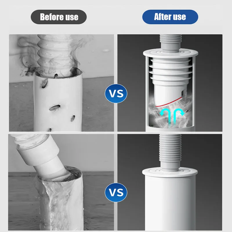 Floor drain filter sewer seal ring bathroom sink plug shower drain plug floor drain washbasin leak plug shower drain floor drain strainer basin drain cover bathroom water stopper Silicone drains sewer pipe sealing ring Water plug Floor drain Anti odor Sewer seal stopper Shower drainer Bathroom accessories
