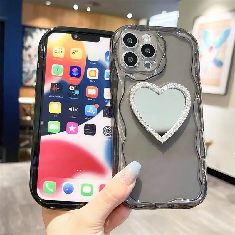 Shockproof Phone Case With Diamond Finish For Apple Iphone Models_voghion.com