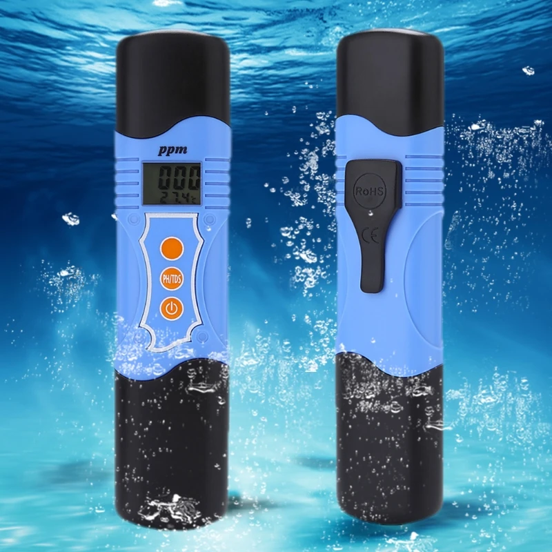

pH TDS Temp Water Tester Meter Aquarium Acidometer Drink Water Quality Analyser Drop Shipping