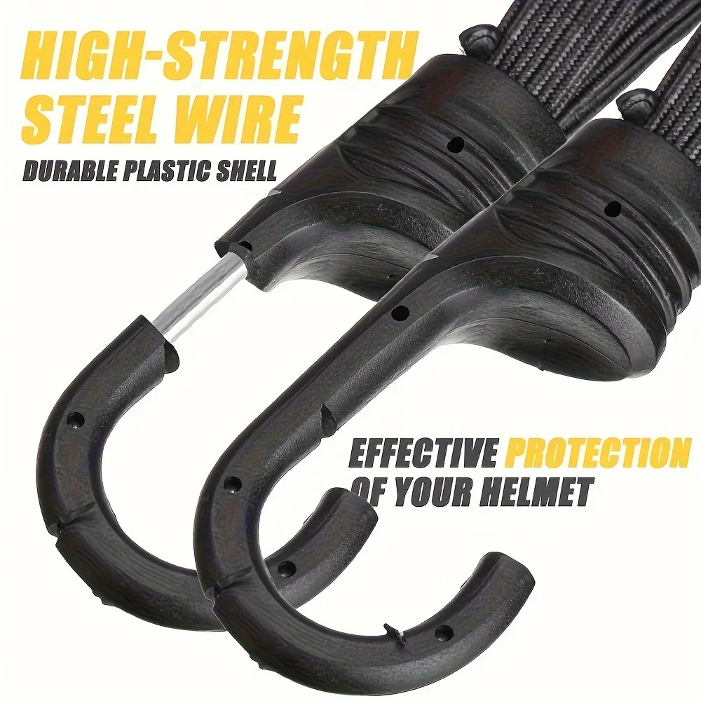 Motorcycle Helmet Strips Elastic Rope Fixed Strap Adjustment Fix Rope Goods Strap 60cm/90cm