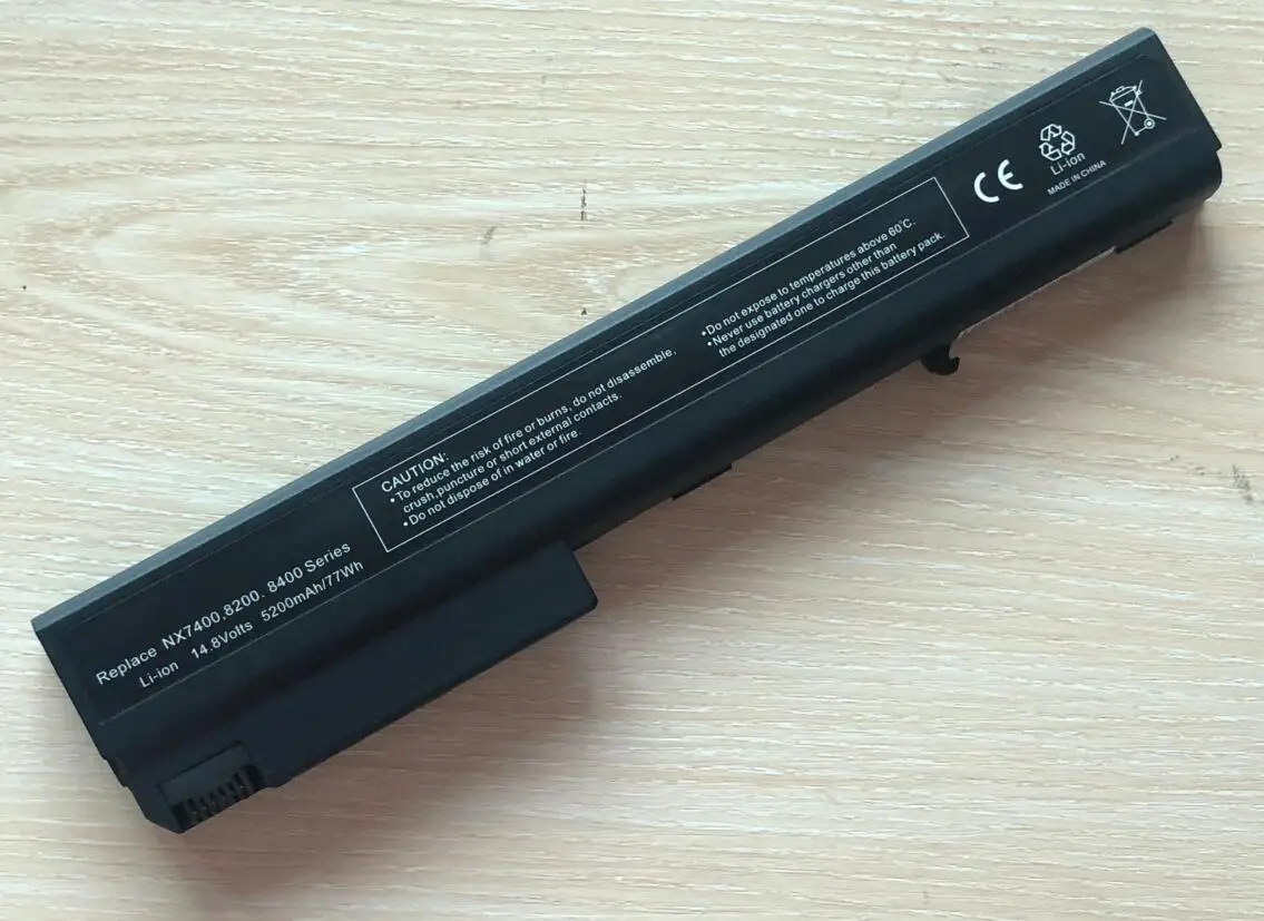 Pilha 14.8v Bateria do Portátil para hp Compaq Business Notebook 8510p 8510w 8710p 6720t 7400 8200 8400 8500 8510 8700 w 8710w 8 - Imagem 2