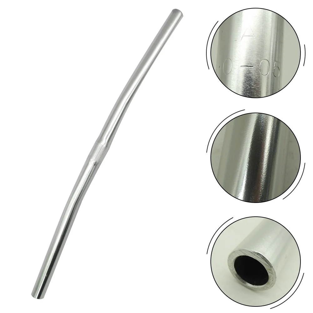 Bicycle Ultralight Handlebar 25.4x520MM Silver Straight Handbar Road Folding Bikes Bicycle Accessories Cycling Parts 0