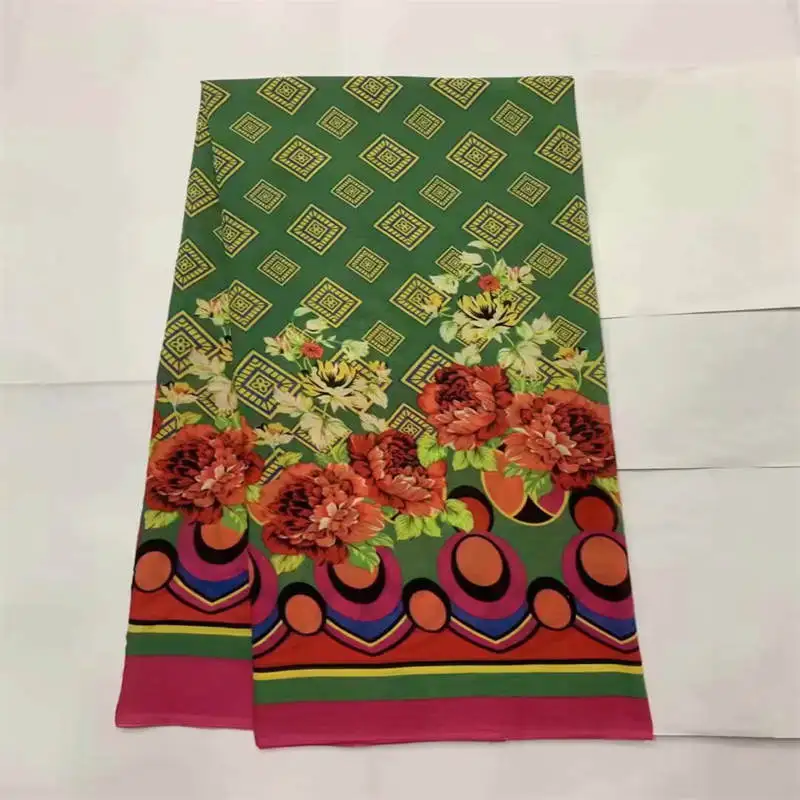 2022 New 5 Yards African Fabrics High Quality 100% Cotton Print Fabric For Women'S Dress Textile Material.3.11