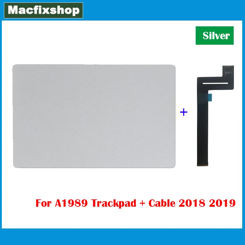 

Оригинальная сенсорная панель для Macbook Pro Retina 13,3 дюйма A1989 с гибким кабелем 2018 2019 года 821-01701-A серебристого цвета