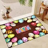 Easter Rabbit Eggs Flowers Washable Doormat Easter Decor Floor Mat Indoor and Outdoor Entrance Bathroom Doormat Bedrooom Carpet 4