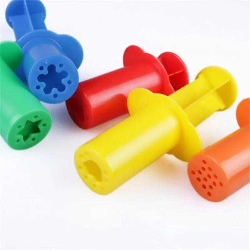 Color Dough Model Tool Toys Creative 3D Plasticine Tools Play Set Clay Moulds Deluxe Set Learning Education Toys - 2