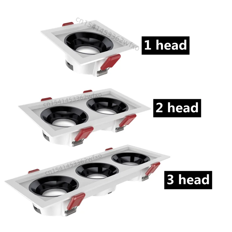 Dimmable COB downlight spotlight AC110-220V anti-glare deep embedded Led ceiling lamp wall washing lamp indoor lighting bulb led downlight recessed ceiling spotlight ceiling lamps