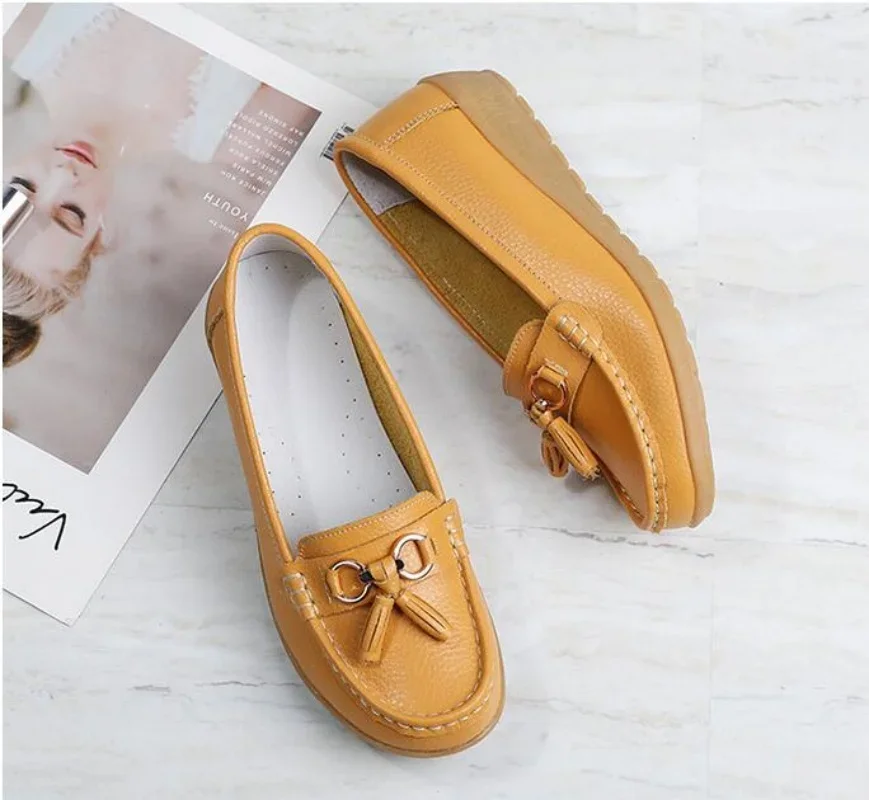 

Новые женские туфли, лоферы без шнуровки для балетки, женские мокасины, повседневная обувь для женщин, повседневная обувь