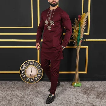 Alternative view of Kabiru Embroidered Dashiki Outfit